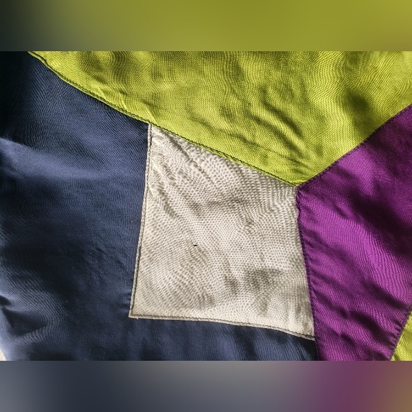 JACKET. SPORTS. VINTAGE. SILK. - Picture 5 of 7